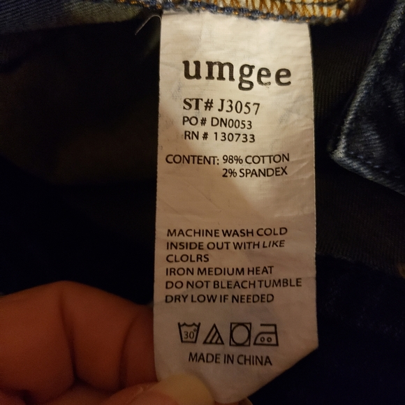 Umgee Jeans Skinny Stretch Size 26 - Picture 8 of 8